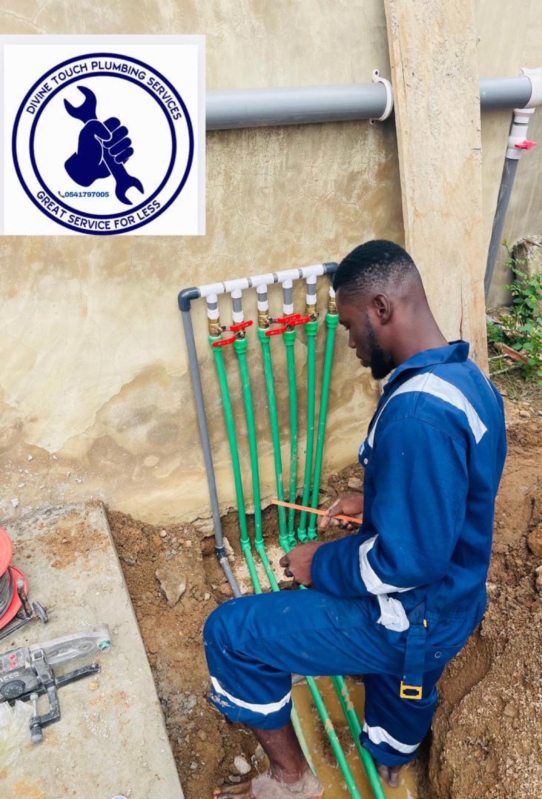 PPR manifold installation